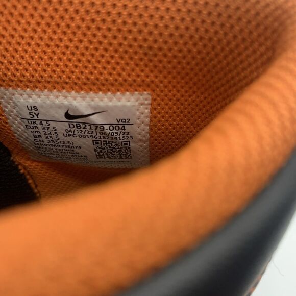Nike Dunk High Safety Orange Halloween DB2179-004 Size US 5 Y - Picture 8 of 8